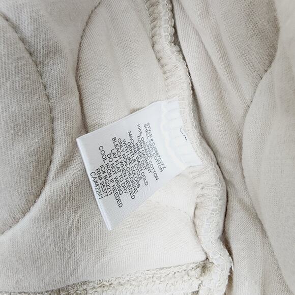 Sanctuary The Weekend Quilted Padded Knit Jacket Cream Beige Plus Size 2X NWOT - Picture 11 of 15